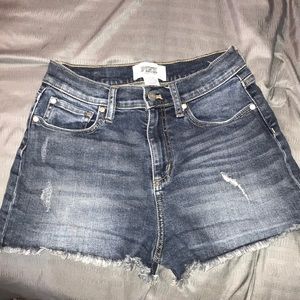 Dark denim Victoria Secret high waisted shorts